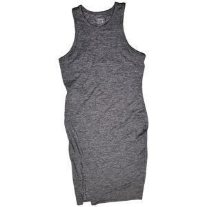 Calvin Klein Performance Heather Grey Midi Dress NWT M